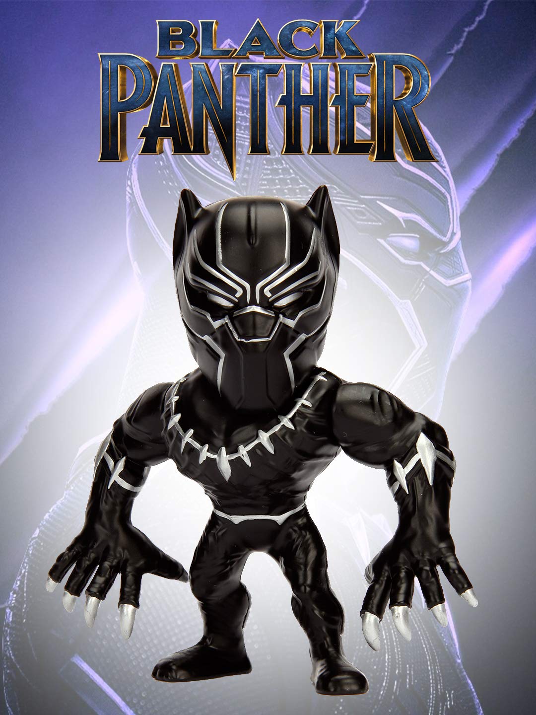 Buy Jada Toys Diecast Metal Marvel 4 inch Black Panther Action